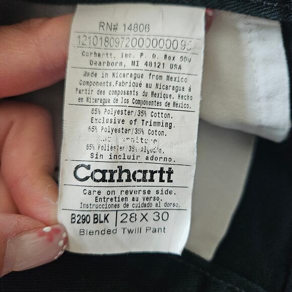 Carhartt Blended Twill Pant 28x30 - Picture 3 of 7